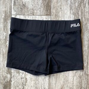 Fila Black Spandex Shorts